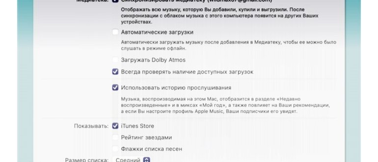 Приложение iTunes