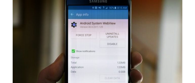 Android System WebView 114.0.5735.196. Скриншот