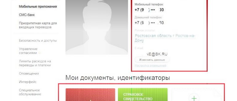 Смотрим паспортные данные в Сбербанк