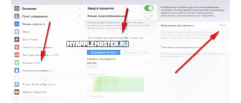 Как узнать количество циклов зарядки